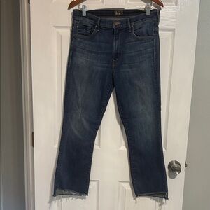 Mother Insider Crop Step Fray 30